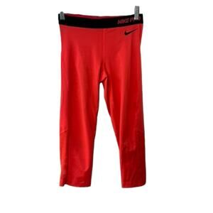 Nike Pro Hypercool Dri Fit Capris Hot Pink Women's Size Medium #589376-603